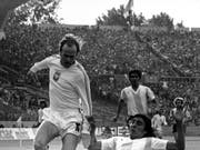 Grzegorz Lato trifft gegen Argentinien (Bild: KEYSTONE/AP)