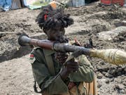 Bei weiteren Verstössen gegen die Waffenruhe droht die Uno dem Südsudan mit Sanktionen wie etwa einem Waffen-Embargo. (Bild: KEYSTONE/AP/JUSTIN LYNCH)