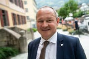 Jürg Stahl, Präsident Swiss Olympic und Verein «Sion 2026». (Bild: Olivier Maire/KEY)