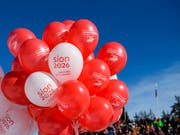 Die Walliser Stimmbevölkerung will das Ski-Fest im Jahr 2026 nicht in Sion steigen lassen. (Bild: KEYSTONE/JEAN-CHRISTOPHE BOTT)