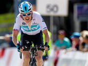 Der Brite Geraint Thomas bringt sich nach seinem Gesamtsieg an der Dauphiné-Rundfahrt für die Tour de France in Stellung (Bild: KEYSTONE/JEAN-CHRISTOPHE BOTT)