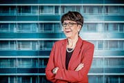 Die abtretende Postchefin Susanne Ruoff. (Bild: Nadja Schärli (14. 11. 2017))