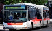 Die St. Galler Verkehrsbetriebe beantragen den Kauf von 17 neuen Bussen mit Batterieantrieb. Die Fahrzeuge und ein geplanter Ausbau der Fahrleitungen kosten 37,5 Millionen Franken. (Bild: pd)