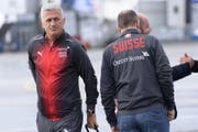 Vladimir Petkovic und seine Spieler sind seit Montag in Russland. (Bild: KEY)