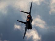 Ein US-Kampfjet des Typs F-15. (Bild: KEYSTONE/AP/ARIEL SCHALIT)