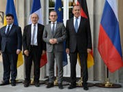Der deutsche Aussenminister Heiko Maas (SPD) will bei einem Treffen mit seinen Kollegen aus Russland, der Ukraine und Frankreich die festgefahrenen Bemühungen um eine Beilegung des Konflikts in der Ost-Ukraine wieder in Gang bringen. (Bild: Keystone/DPA/SINA SCHULDT)