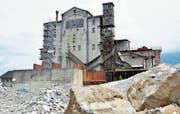 Das alte Schotterwerk der Basaltstein AG in Buchs soll abgebrochen werden. (Bild: Katharina Rutz)