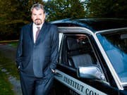 2012 starteten die Dreharbeiten der SRF Krimi Reihe "Der Bestatter". Der Schauspieler Mike Müller spielte die Hauptrolle Bestatter Luc Conrad. Im Juni 2018 gab SRF bekannt, dass die Serie 2019 zum letzten Mal zu sehen ist. (Bild: Keystone/Stefan Bohrer)