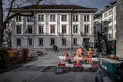Im Finanzdepartement an der Bahnhofstrasse in Luzern werden die Steuererträge verbucht und darauf gestützt Prognosen erstellt. (Bild: Pius Amrein , 21. November 2017)