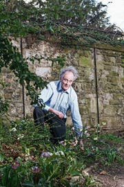 Von Pflanzen seit seiner Kindheit fasziniert: Robin Lane Fox an der Arbeit in seinem privaten Garten (Bild: Andrea Artz/Laif)