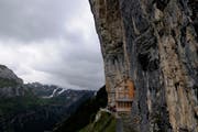 Das Bergrestaurant Aescher – von hier aus wanderten Mutter und Sohn talwärts. (Bild: Urs Jaudas)