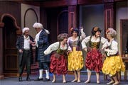 Müssen vorerst auf einen neuen Saal warten: Schauspieler der Theatergruppe Entlebuch. (Nadia Schärli, 8. Oktober 2017)
