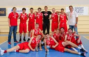 Das Schweizermeister-Team nach geschlagener Schlacht (Bild: Daniel Schriber)
