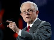 US-Justizminister Jeff Sessions. (Bild: KEYSTONE/AP/DAVID ZALUBOWSKI)