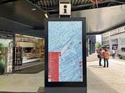Dieser Touch-Bildschirm gibt jetzt schon Auskunft über Angebote und Wegbeschreibungen. (Bild: PD)