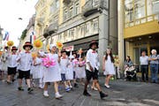 Heute vor drei Jahren hat alles gepasst: Am 12. Juni 2015 fand das Kinderfest statt. (Bild: Donato Caspari)