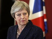 Die britische Premierministerin Theresa May hat eine Niederlage im Unterhaus knapp abgewendet. (Bild: Keystone/AP/BORIS GRDANOSKI)