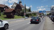 Der Kanton Luzern hat entlang der Kantonsstrasse K17 durch Ebikon bis zum Kreisel Weichle die Höchstgeschwindigkeit 50 km/h angeordnet. (Bild: PD)