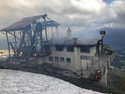 In der Bergstation der stillgelegten Cassonsbahn ist am Montag ein Feuerausgebrochen. (Bild: Kapo GR)