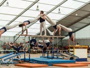 Gruppenwettkämpfe gehören an Eidgenössischen Turnfesten zu den begehrtesten Wettkampfformen (Archivbild). (Bild: Keystone/GAETAN BALLY)