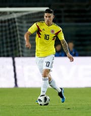 James Rodriguez ist der Star Kolumbiens. (Bild: Antonio Calanni/Keystone)