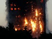Beim verheerenden Brand im Grenfell Tower sind vor einem Jahr 71 Menschen ums Leben gekommen. (Bild: KEYSTONE/AP/MATT DUNHAM)