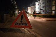Eine Feuerwehr im Einsatz. Archivbild: Keystone