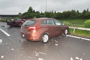 Der tödliche Unfall auf der Autobahn A3. (Bild: Kantonspolizei Zürich).
