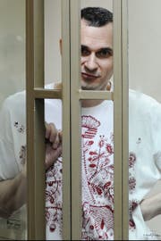 Filmemacher Oleg Senzow. (Bild: AP (Rostov, 25. August 2015))