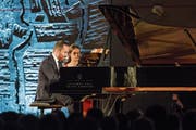 Pianist Igor Levit beim Eröffnungskonzert vom letztjährigen Festival. (Bild: Alexandra Wey/Keystone (25. Juni 2017))