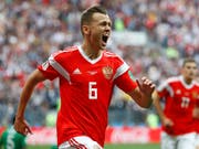 Denis Tscheryschew traf gegen Saudi-Arabien im WM-Eröffnungsspiel zweimal (Bild: KEYSTONE/AP/MATTHIAS SCHRADER)