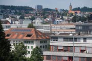 Blick über Emmen. (Bild: Boris Bürgisser, Emmen, 14. Juni 2018)