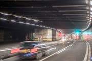 Der Gotthard-Strassentunnel ist während acht Nächten nicht befahrbar. (Bild: Urs Flüeler/Keystone (31. August 2017))