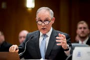 Scott Pruitt während einer Anhörung in Washington. (Andrew Harnik/AP; 16. Mai 2018)