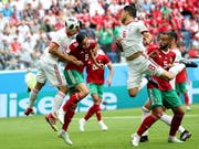 Marokko und der Iran schenkten sich nichts (Bild: KEYSTONE/EPA/TOLGA BOZOGLU)