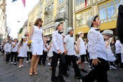 Der traditionelle Kinderfestumzug vor drei Jahren. (Bild: Donato Caspari)