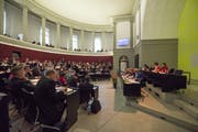 Blick in den Luzerner Kantonsratsbetrieb; hier bei der Budgetdebatte vom September 2017. (Bild: Dominik Wunderli, 11. September 2017)