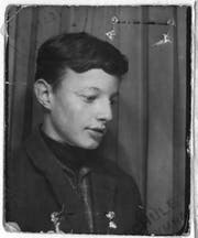 Louis Schelbert als Schüler.