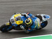 Tom Lüthi konnte als 24. im Training nur zwei Fahrer hinter sich lassen (Bild: KEYSTONE/EPA ANSA/CLAUDIO GIOVANNINI)