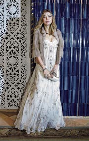 Sie wusste sich in Szene zu setzen: Gulnara Karimowa bei einem öffentlichen Auftritt im Oktober 2013 in Tashkent. (Bild: Yves Forestier/Getty)