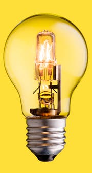 Eine Halogen-Glühbirne. (Bild: Getty)