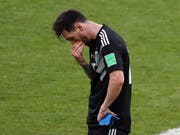 Lionel Messi hadert nach dem missglückten Auftakt gegen Island (Bild: KEYSTONE/EPA/ABEDIN TAHERKENAREH)