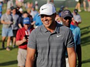Brooks Koepka und das Lächeln eines grossen Siegers (Bild: KEYSTONE/AP/SETH WENIG)