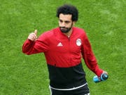 Ägyptens Starspieler Mohamed Salah wird das zweite WM-Spiel bestreiten können (Bild: KEYSTONE/EPA/MAHMOUD KHALED)