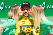 Richie Porte gewinnt die 82. Tour de Suisse (Bild: Gian Ehrenzeller / Keystone, Bellinzona, 18. Juni 2018)))
