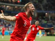 Harry Kane schiesst mit seinen zwei Toren England zum 2:1-Sieg über Tunesien (Bild: KEYSTONE/EPA/FRANCIS R. MALASIG)
