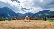 Das Bündner-Glarner Kantonalschwingfest fand in Arosa statt. (Bild: Eddy Risch/Keystone)