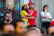 Brasilien oder Schweiz? (Bild: Philipp Schmidli (Luzern, 17. Juni 2018))