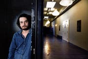 Der künstlerische Leiter des Südpols, Patrick Müller, im Kulturzentrum. (Bild: Nadia Schärli (Kriens, 29. Januar 2013))