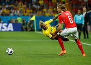 Michael Lang wurde im gestrigen Spiel gegen Brasilien in der zweiten Halbzeit für Stephan Lichtsteiner eingewechselt.